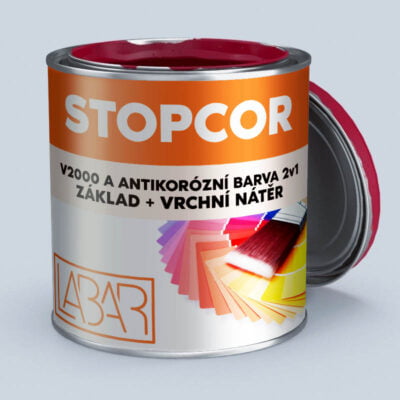 STOPCOR V 2000 A barva antikorozní 2v1 – základ + vrchní nátěr